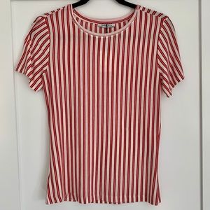 NWT! - Zara Red & White Striped T-Shirt